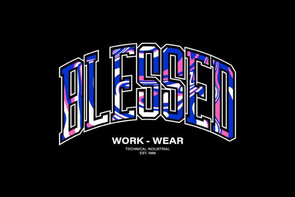 Blessed Typography Badge Graphic Tee: Beyond the Trend
