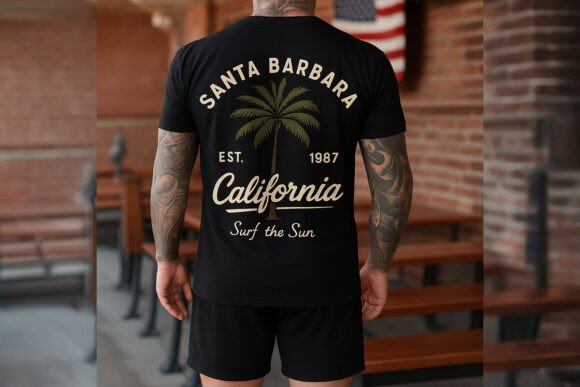 California Palm Graphic Streetwear Shirt: Capturing Urban Energy