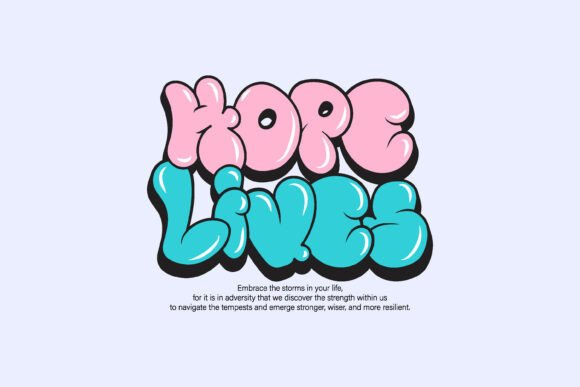 Hope Bubble Typography: A Font That Radiates Joy