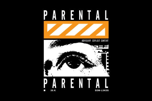 Parental Advisory Streetwear Graphic: Bold, Edgy Design