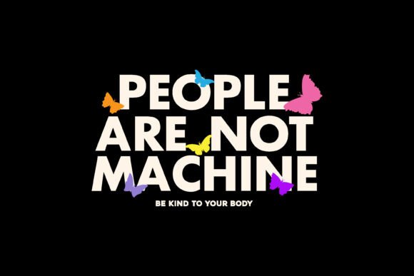 People Machine Typography Graphic Tee: Elevate Your Streetwear
