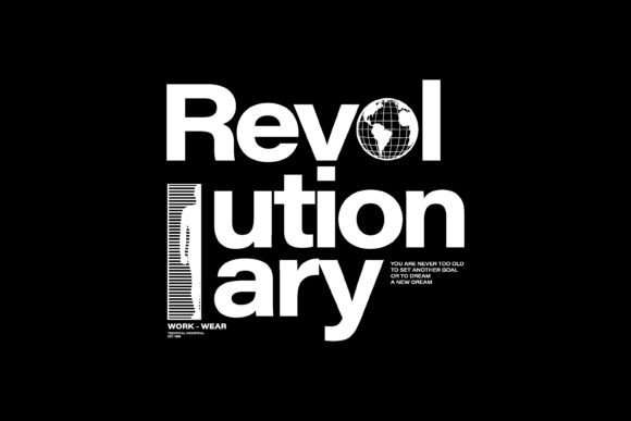 Revolutionary Typography: Your Next Graphic Tee Statement