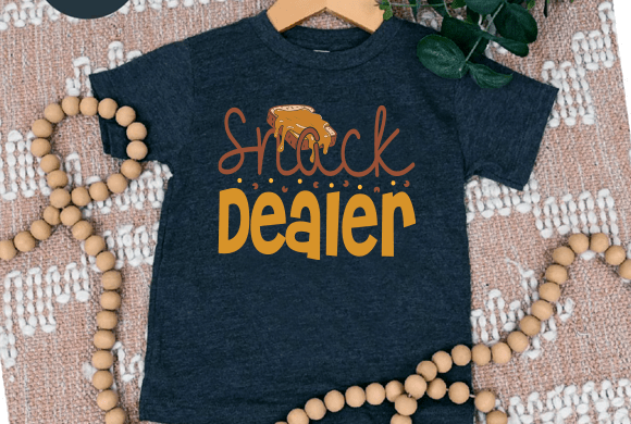 Snack Dealer Vector: A Playful Graphic for Kid-Focused Designs
