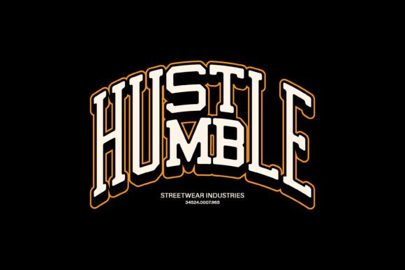 Stay Humble Typography Badge: A Designer's Modern Asset