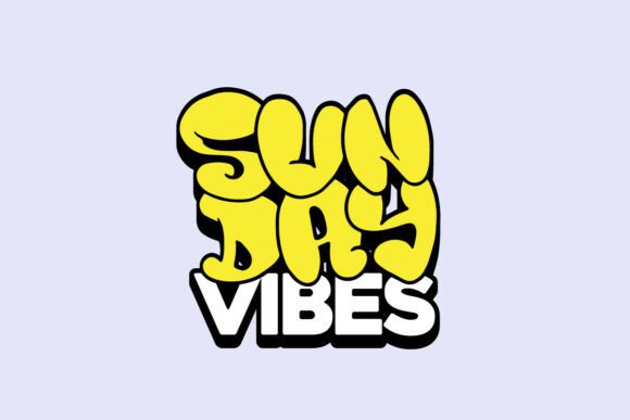 Sunday Typography Graphic Tee Designs: Elevate Your Streetwear