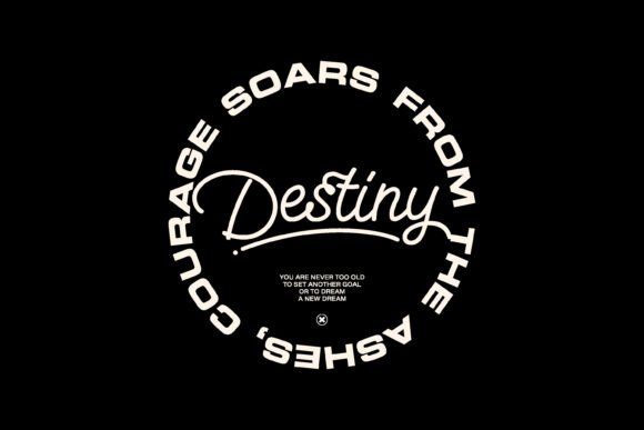 Unleash Your Brand's Voice with the Destiny Bold Typography Graphic Tee