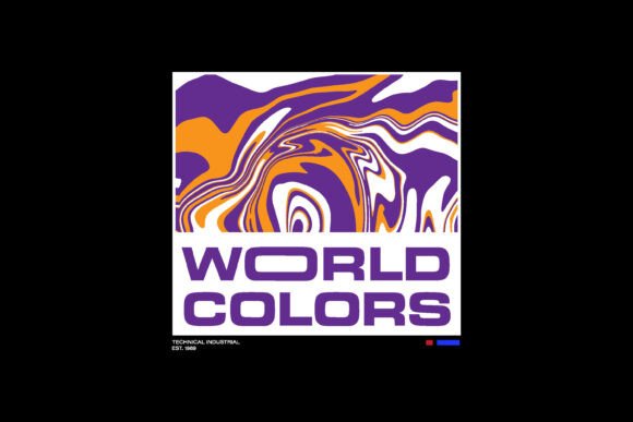 Unlocking the New World Typography Badge Graphic